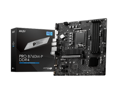 MSI PRO B760M-P LGA1700 | 4x DDR5 | 2x M.2 PCIe 4.0 | Micro ATX