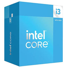 Procesador Intel Core i3-14100F | 4 Núcleos/8 Hilos | 3.5GHz/4.7GHz | 12MB Caché | LGA1700 | 58W