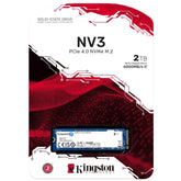 Almacenamiento KINGSTON NV3 - 2TB - M.2 2280 - NVMe PCIe 4.0 x4