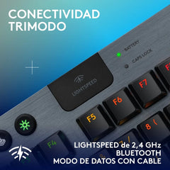 Teclado inalámbrico | G915 X LIGHTSPEED TKL | Negro