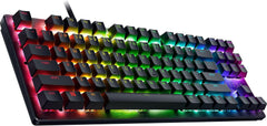 Teclado Gaming Razer Huntsman V3 X Tenkeyless | Switches Ópticos Box Razer | Chroma RGB | Placa Aluminio 5052 | N-Key Rollover | Snap Tap | 1000 Hz | TKL Gaming