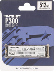Disco SSD Patriot P300 M.2 PCIe Gen 3 x4 de 512 GB