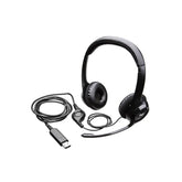 Headset Logitech H390 | USB-A | Micrófono | Negro