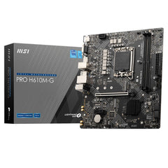 Placa Madre MSI Pro H610M-G DDR5 LGA1700/2xDDR5/M.2/PCI-E/HDMI/VGA/DP/USB