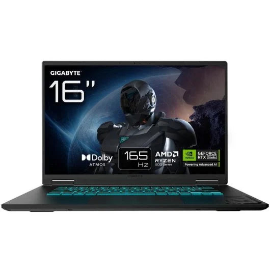 Laptop  Gaming Gigabyte A16 | Ryzen 7 260 | RTX 5070 8GB | 16" WUXGA 165 Hz | 24GB DDR5 | 1TB NVMe | Windows 11 Pro