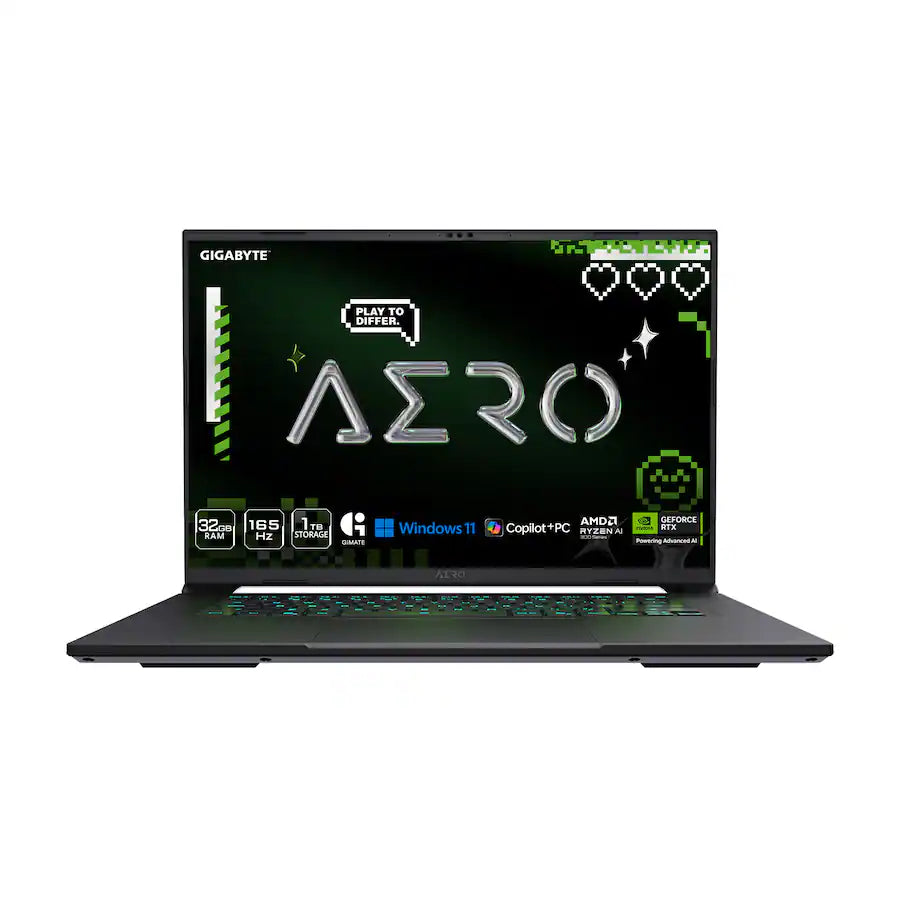 Laptop Gaming Gigabyte AERO X16 Copilot+ | AMD Ryzen AI 7 350 | 32 GB RAM | RTX 5070 | 1 TB SSD | 16″ WQXGA 165 Hz | Windows 11 Pro