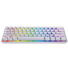 Teclado Gaming Razer Huntsman Mini Mercury 60% | Linear Optical Red | Blanco