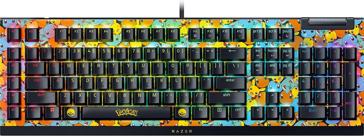 Teclado Razer BlackWidow V4 X Pokémon | Mecánico | RGB | USB
