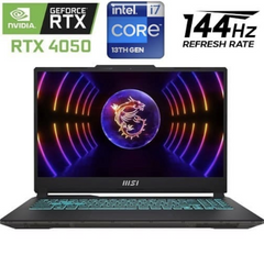 Laptop Gaming MSI Cyborg 15 i7 RTX 4050 Translucent Black