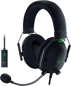 Audifono Gaming Razer BlackShark V2 X | Cableado | 7.1 Surround | 50mm Triforce | Negro