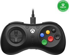 Control Cableado de 6 Botones| 8BitDo M30|  Xbox y PC | Negro (Modelo 82DA)