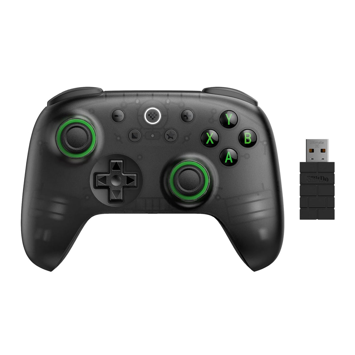 Control Inalámbrico 8BitDo |Ultimate 2C| Wireless | Windows y Android | Negro (Modelo 81HD)