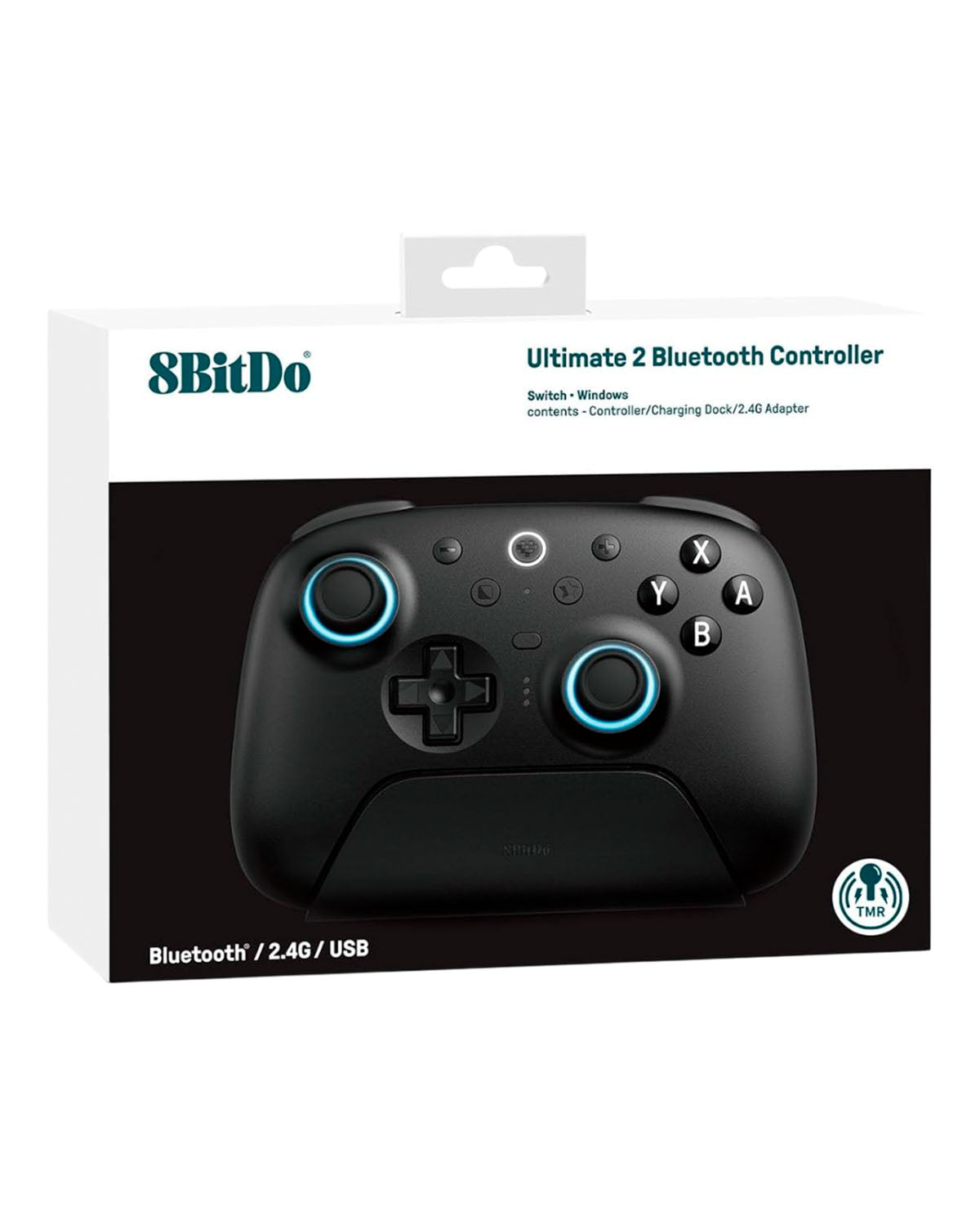 Control Inalámbrico 8BitDo Ultimate 2| Bluetooth| Nintendo Switch y PC |Negro (Modelo 80ND)