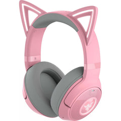 Audifono Gaming Razer Kraken Kitty V2 | Cableado USB | Orejas de Gatito RGB | Quartz Rosa
