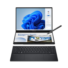 Laptop ASUS Zenbook DUO UX8406CA | Core Ultra 9 285H | Intel Arc 140T | 32GB LPDDR5X | 2TB SSD | Dual 14" OLED Touch 120Hz | Stylus Incluido | Inkwell Gray