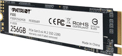 Disco SSD Patriot P300 M.2 PCIe Gen 3 x4 de 256 GB