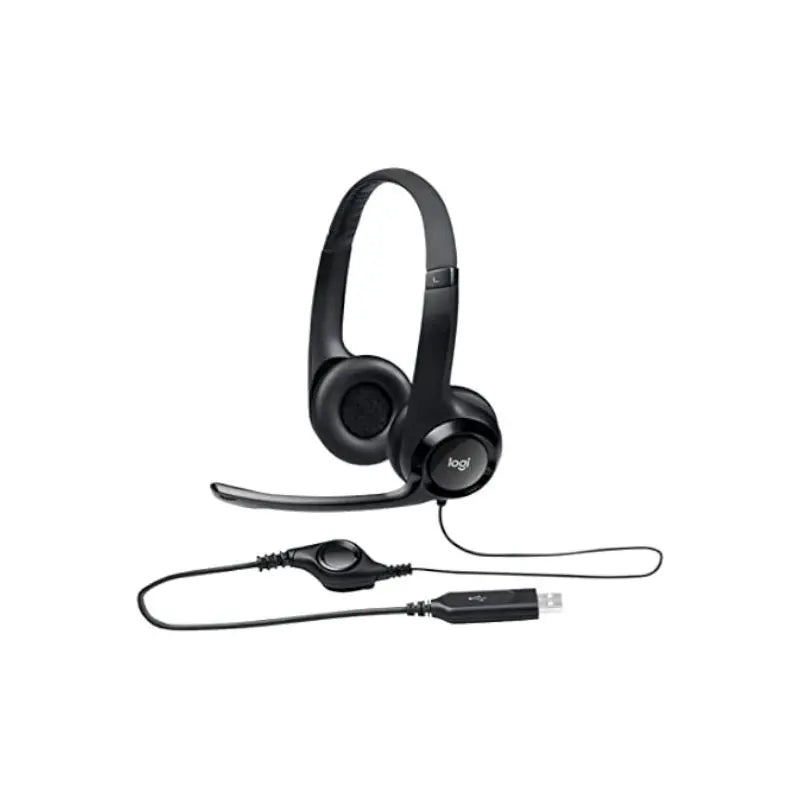 Headset Logitech H390 | USB-A | Micrófono | Negro