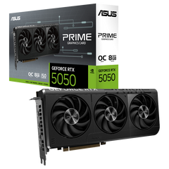 Tarjeta Gráfica ASUS Prime GeForce RTX 5050 OC | 8GB GDDR6 | PCIe 5.0 | 128-bit | Negro