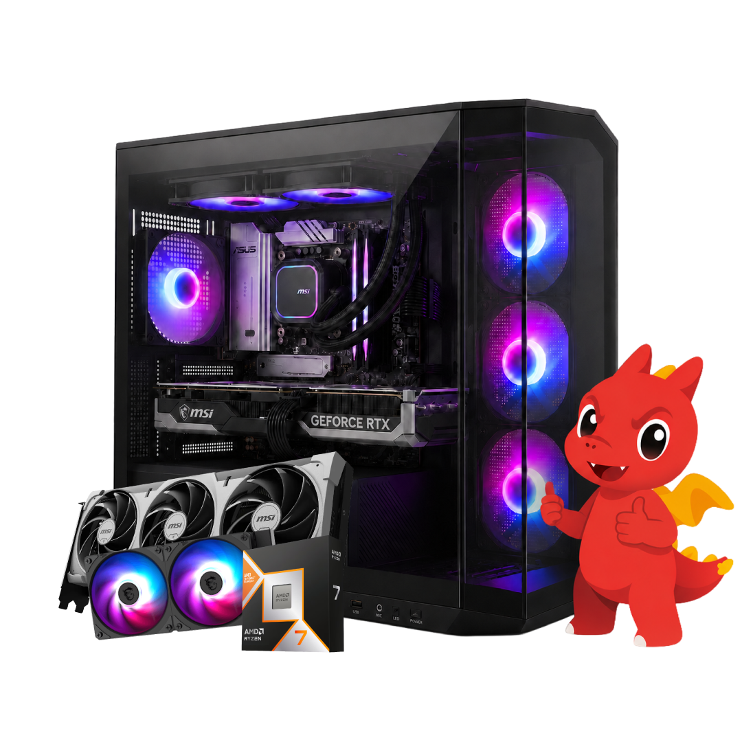 PC Gaming Smart Builds ID_R7X3D_5070 | Ryzen 7 7800X3D | GeForce RTX 5070 | 32GB DDR5 | 1TB SSD
