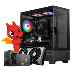 PC Gaming Smart Builds ID_R5_5050 | Ryzen 5 8600G | GeForce RTX 5050 | 16GB RAM | 500GB SSD