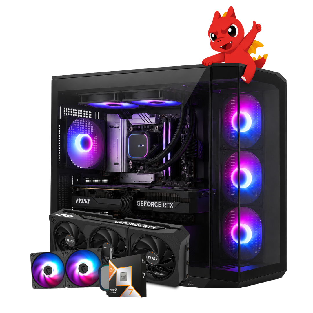 PC Gaming Smart Builds ID_R7X3D_5070 | Ryzen 7 7800X3D | GeForce RTX 5070 | 32GB DDR5 | 1TB SSD (Copia)