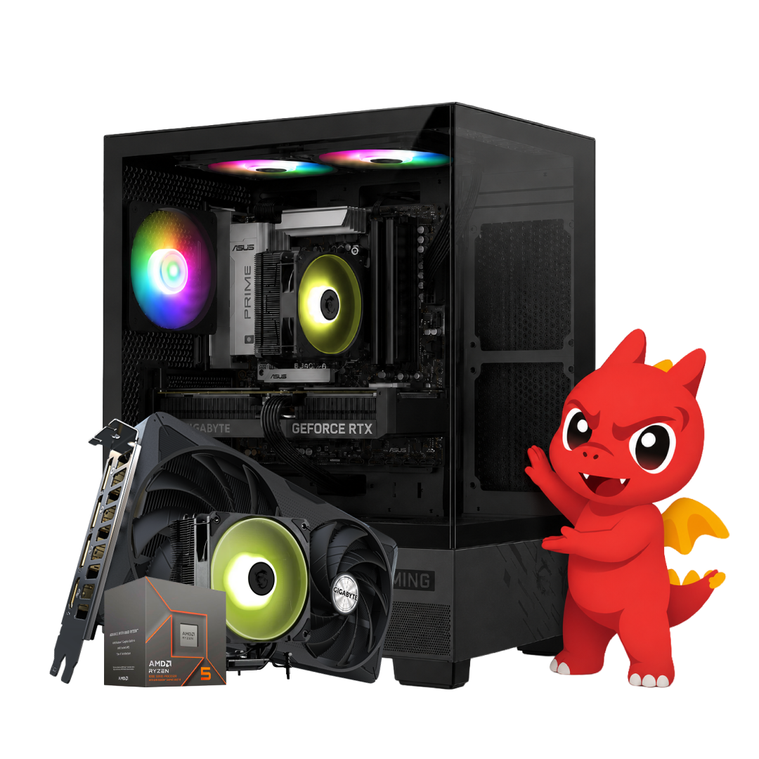 PC Gaming Smart Builds ID_R5_5060Ti | Ryzen 5 8600G | GeForce RTX 5060 Ti | 32GB DDR5 | 500GB SSD