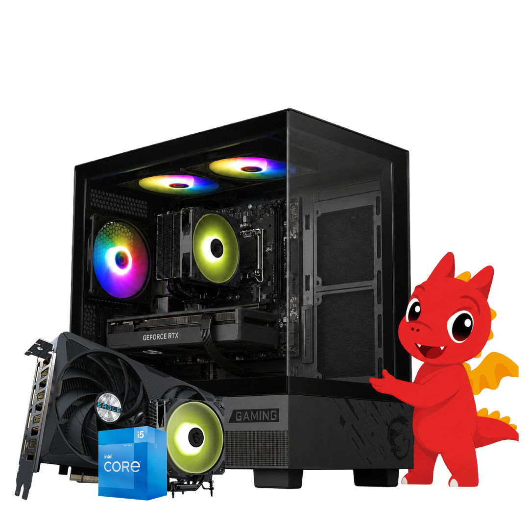 PC Gaming Smart Builds ID_i5_5060Ti | Intel Core i5-14400F | GeForce RTX 5060 Ti | 32GB RAM | 500GB SSD
