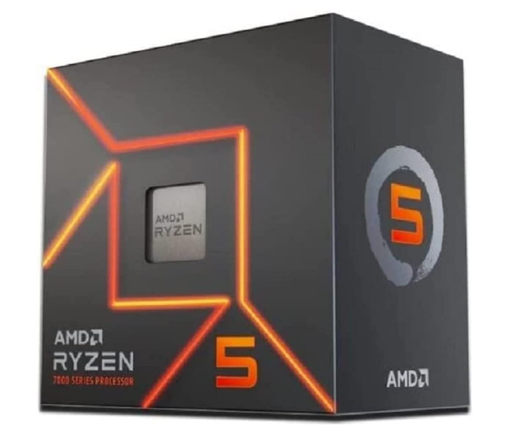 Procesador AMD Ryzen 5 7600 | 6 Núcleos / 12 Hilos | hasta 5.1GHz | 32MB Caché L3 | Zen 4 | Socket AM5 | 65W | Incluye Cooler