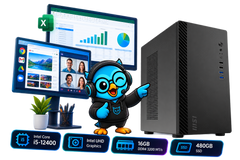 PC Smart Build Office i5 | Intel Core i5-12400 | 16GB DDR4 | 480GB SSD
