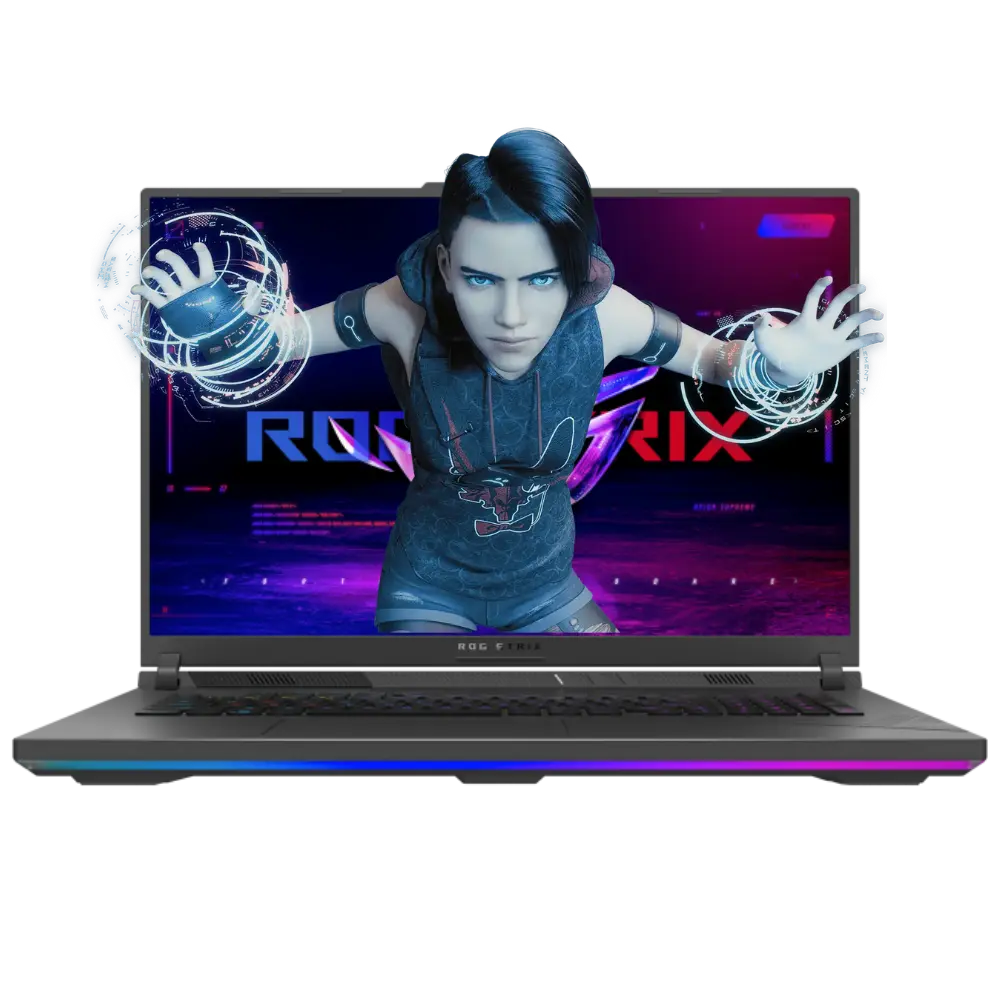 Laptop Gaming ASUS ROG Strix G18 G814JVR | Intel Core i9 14900HX 5.8GHz | RTX 4060 8GB | 32GB RAM DDR5 | 18" 2.5K 240Hz
