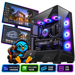 PC Smart Build Ultimate RTX 5080 Intel | Core i9 14900K | RTX 5080 16GB | 32GB DDR5 | 1TB SSD