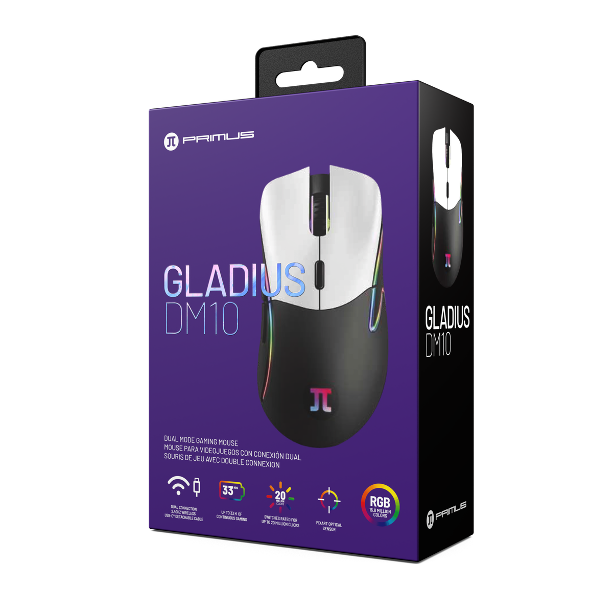 Mouse Inalámbrico Primus Gladius DM10 | PMO-W203