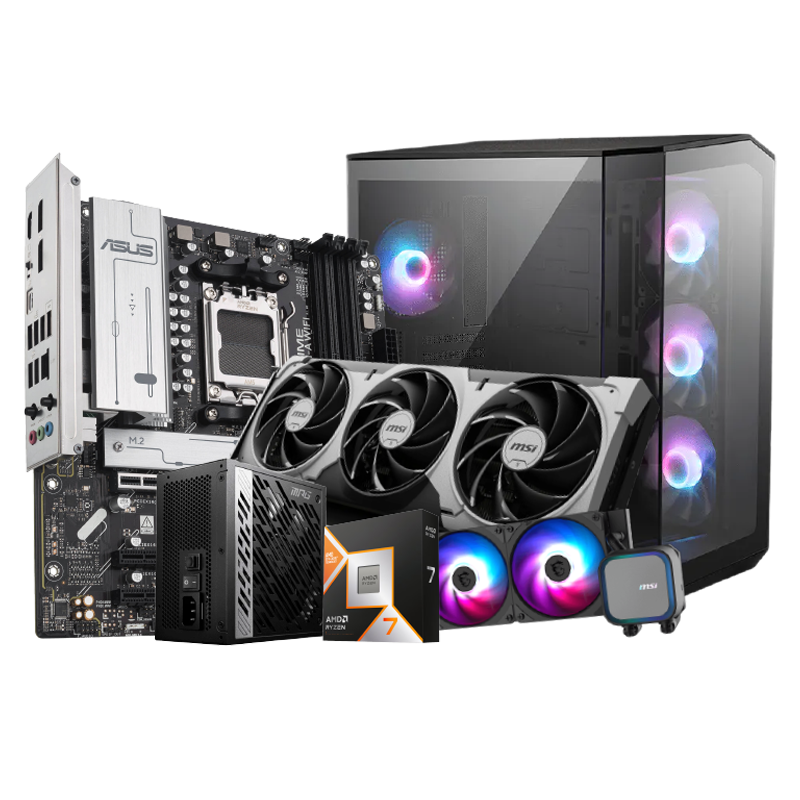 PC Gaming Smart Builds ID_R7X3D_5070 | Ryzen 7 7800X3D | GeForce RTX 5070 | 32GB DDR5 | 1TB SSD