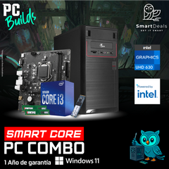 PC Smart CORE | Intel i3-10105, UHD 630, RAM 16GB DDR4, M.2 250GB, 600W