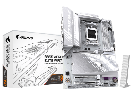 Motherboard Gigabyte B850 AORUS ELITE WIFI7 ICE | AM5 | AMD B850 | DDR5 | ATX