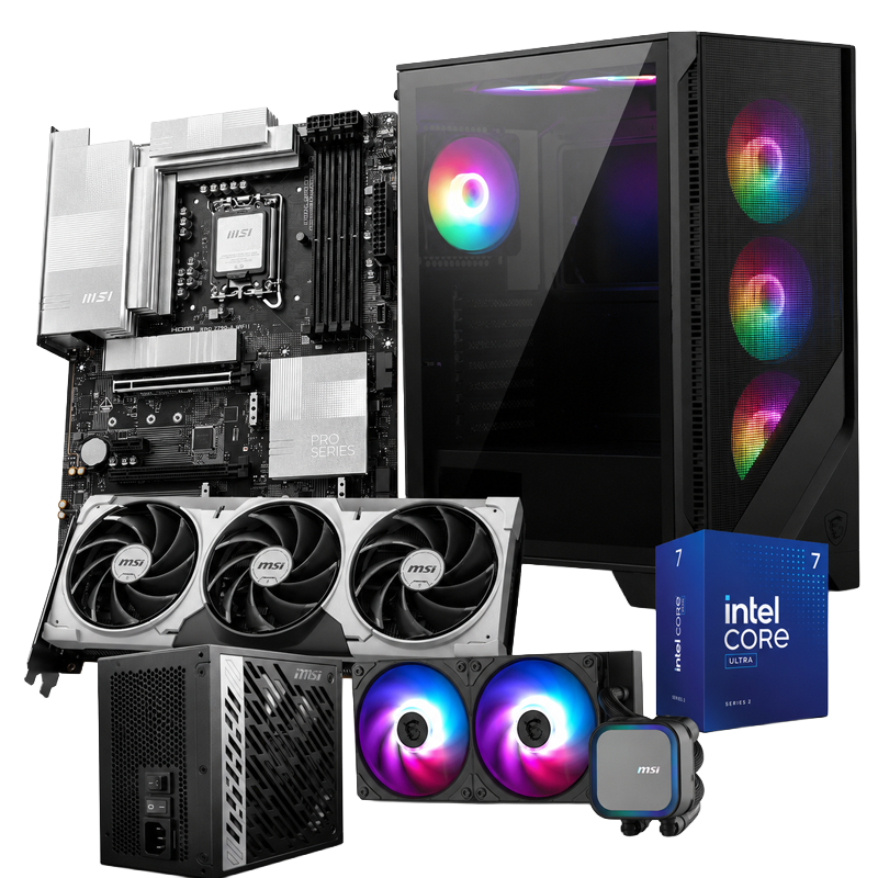 PC Gaming Smart Builds ID_U7_5070 | Intel Core Ultra 7 265F | GeForce RTX 5070 | 32GB DDR5 | 1TB SSD