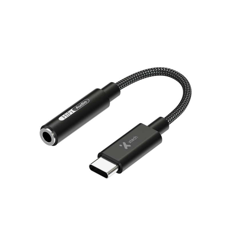 Adaptador Xtech XTC-509 | USB-C Macho a Jack 3.5mm Hembra