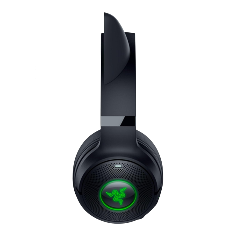 Audifono Gaming Razer Kraken Kitty V2 BT | Inalambrico Bluetooth | Orejas de Gatito RGB | Negro