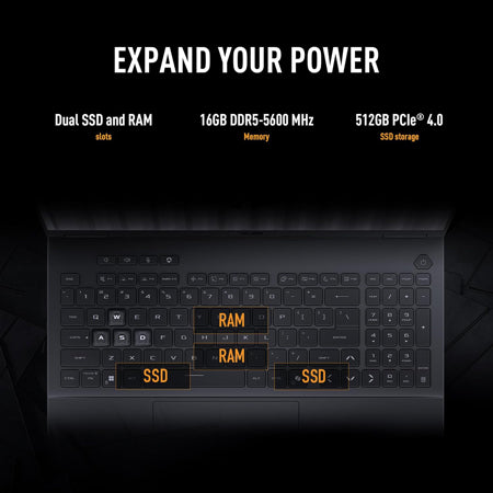 ASUS TUF Gaming F16 FX608JH-SS53 vista posterior