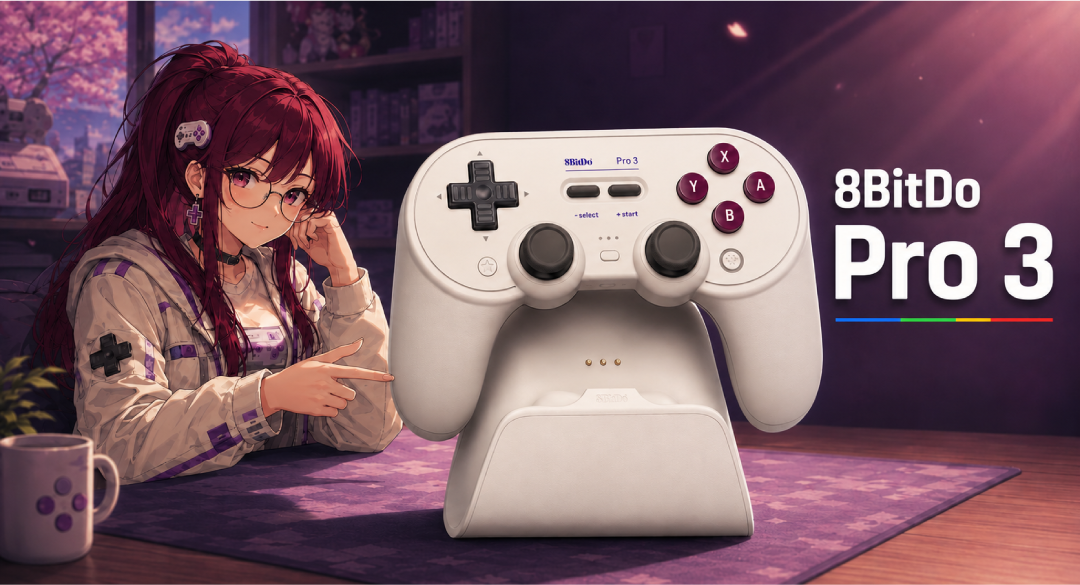 Control 8BitDo Pro 3