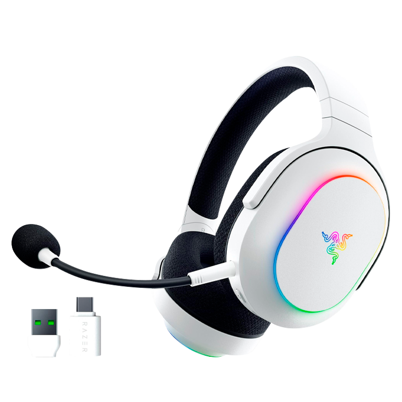 Audifono Gaming Razer Barracuda X Chroma | Inalambrico Multiplataforma | RGB Chroma | White Edition