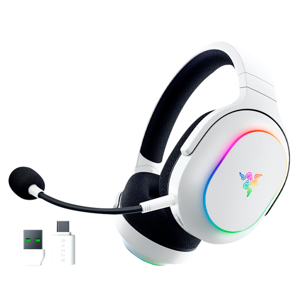 Audifono Gaming Razer Barracuda X Chroma | Inalambrico Multiplataforma | RGB Chroma | White Edition