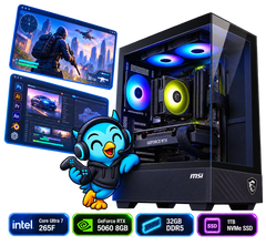 PC Smart Build Creator RTX 5060 | Core Ultra 7 265F | RTX 5060 8GB | 32GB DDR5 | 1TB SSD