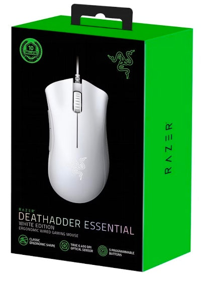 Mouse Gaming Razer DeathAdder Essentia Blanco