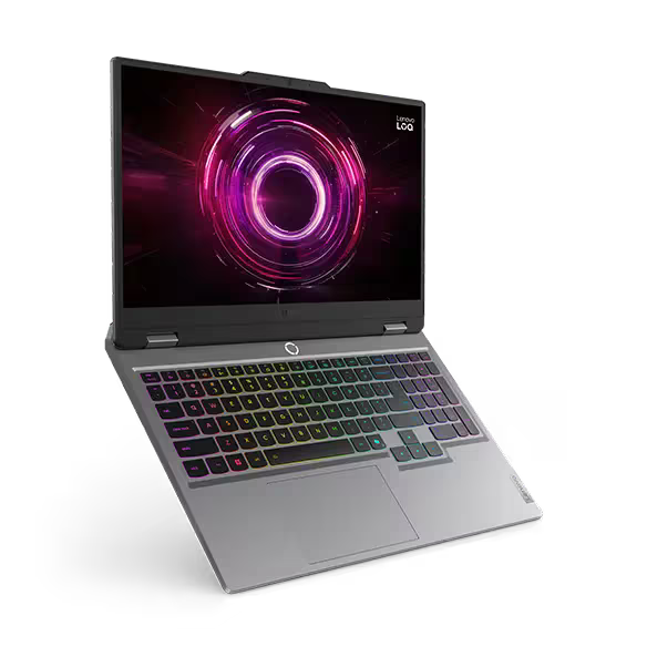 Laptop Gaming Lenovo LOQ 15AHP10 | AMD Ryzen 7 250 | RTX 5060 8GB | 16GB DDR5 | 512GB SSD | 15.6" FHD 144Hz | Luna Grey