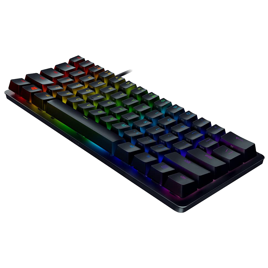 Razer Huntsman Mini, teclado para juegos 60% - Interruptores ópticos lineales - Iluminación RGB Chroma
