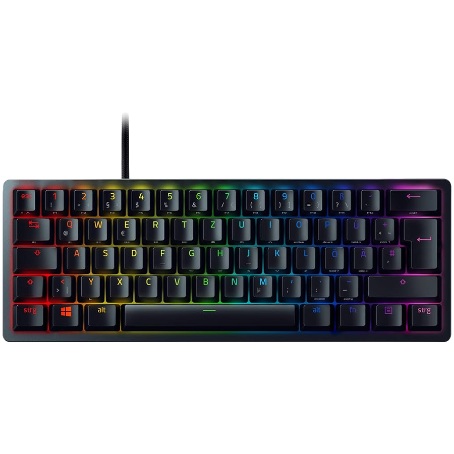 Razer Huntsman Mini, teclado para juegos 60% - Interruptores ópticos lineales - Iluminación RGB Chroma