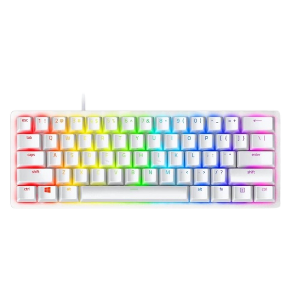 Teclado Gaming Razer Huntsman Mini Mercury 60% | Clicky Optical | Blanco