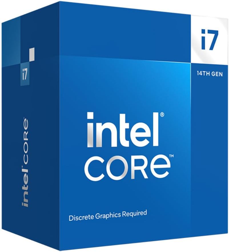 Procesador Intel Core i7-14700F | 20 Núcleos/28 Hilos | Hasta 5.4GHz | 33MB Caché | LGA1700
