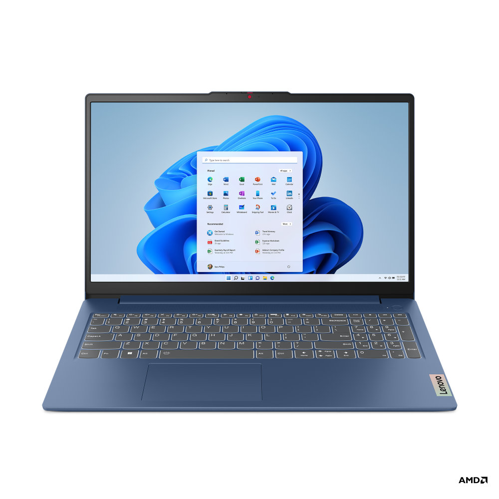 Laptop Lenovo IdeaPad Slim 3 15AMN8 | AMD Ryzen™ 5 7520U | AMD Radeon™ 610M | RAM 8 GB LPDDR5 | 512 GB |  Windows 11 Home
